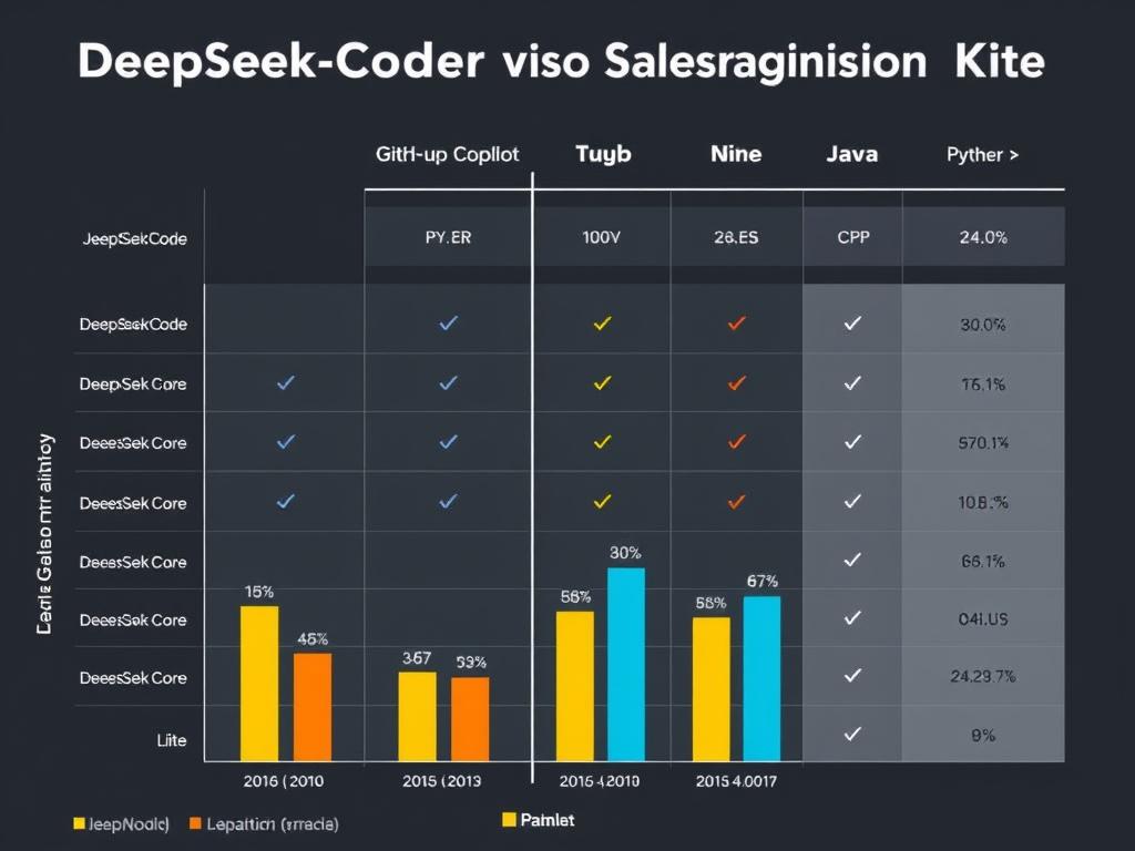 Сравнение производительности DeepSeek-Coder с другими инструментами генерации кода Сравнение производительности DeepSeek-Coder с другими инструментами генерации кода