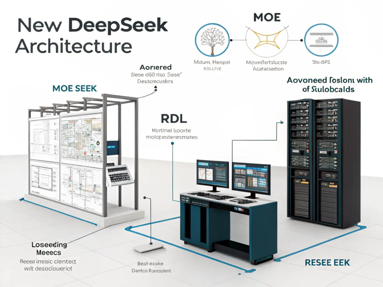 DeepSeek MoE и RL архитектура модели